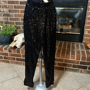 Gianni Bini Girls Sequin Pants/Joggers